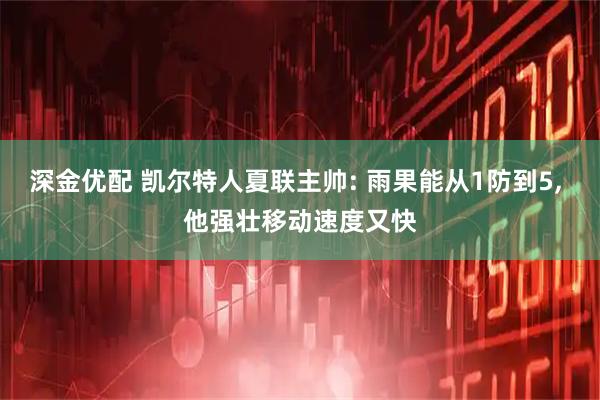 深金优配 凯尔特人夏联主帅: 雨果能从1防到5, 他强壮移动速度又快